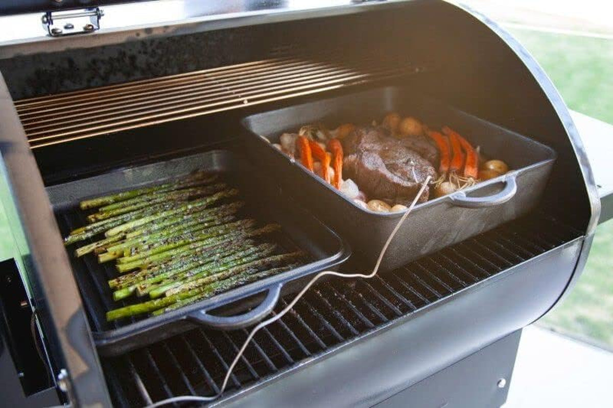 Smokepro DLX Pellet Grill W/New PID Gen 2 Digital Controller - Black