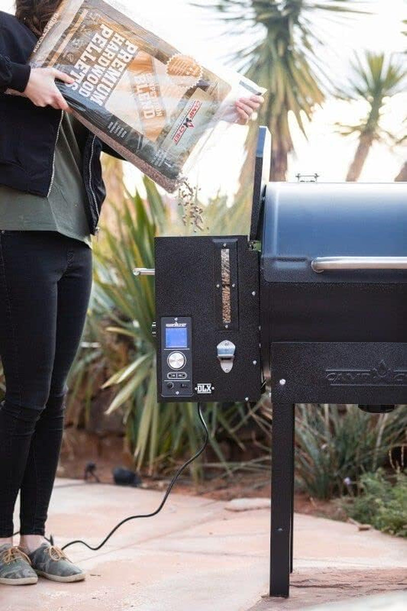 Smokepro DLX Pellet Grill W/New PID Gen 2 Digital Controller - Black