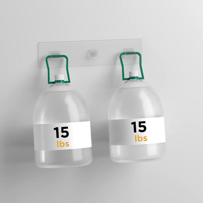 Self Adhesive Shower Shelves, 2 Pack Shower Caddy with 4 Hooks and Soap Holder, Rustproof Stainless Steel Shower Organizer