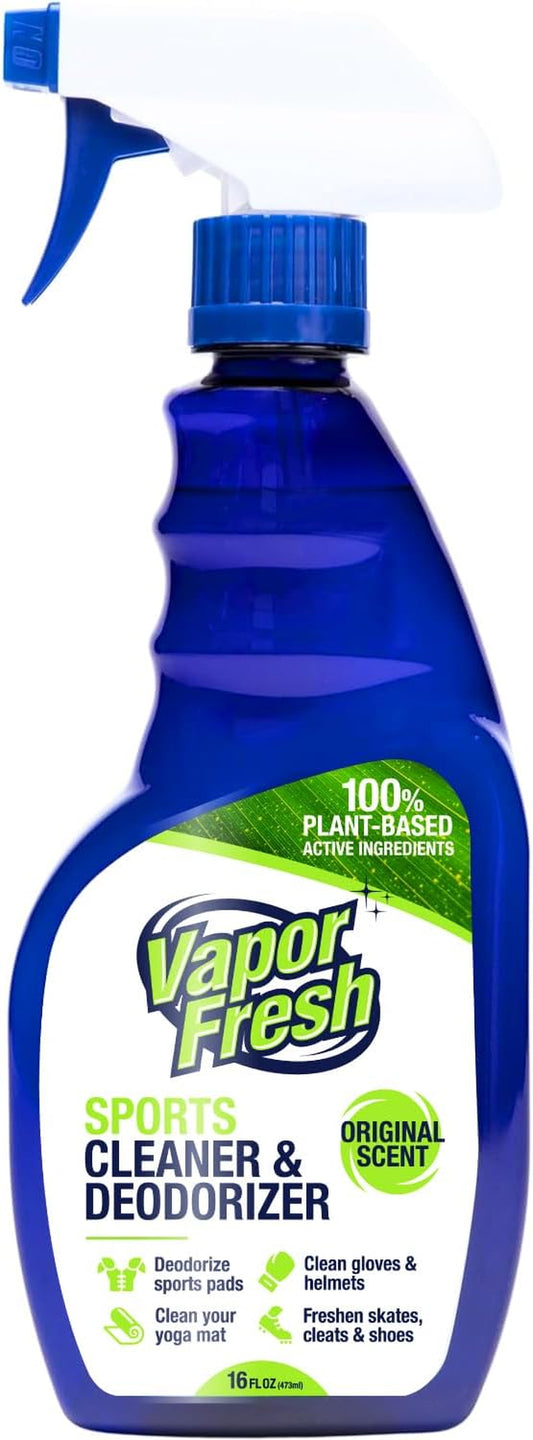 Sports Cleaner and Deodorizer - for Boxing Gloves, Sports Pads, Helmets, Gym Bags, Gym Equipment and More - Naturally Powered by Plants, 16 Fl Oz (1-Pack)